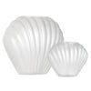 Sea Scallops Misted Glass Vase Set